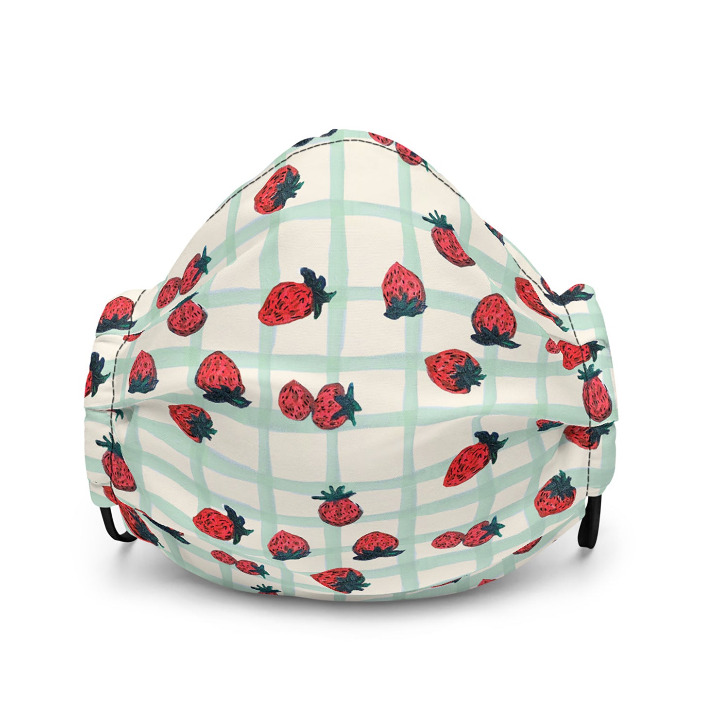 Strawberry Print Premium Unisex  Face Mask