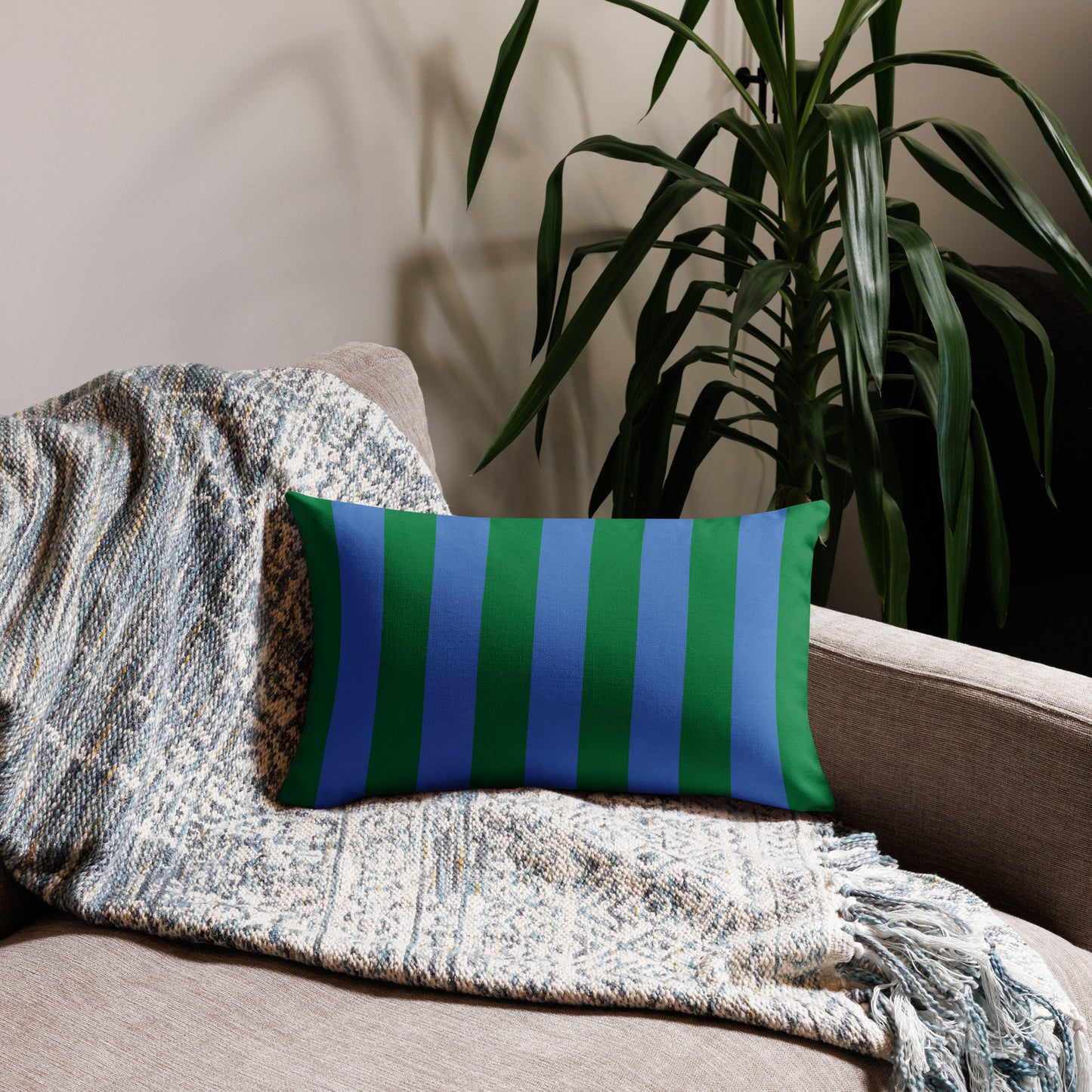 Wide Stripe Premium Pillow