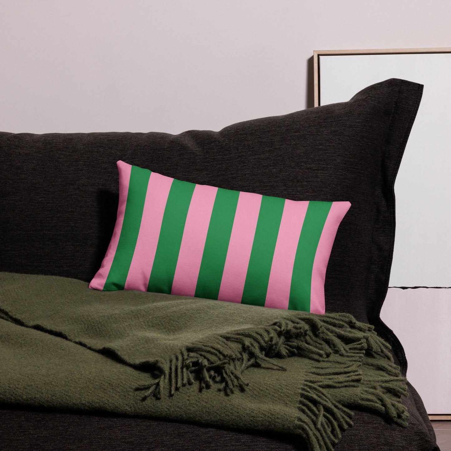 Wide Stripe Premium Pillow