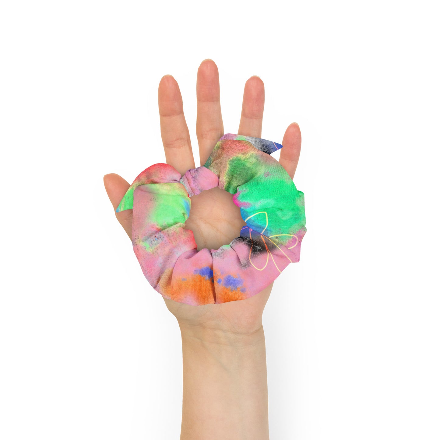 Tie Dye Printed Scrunchie