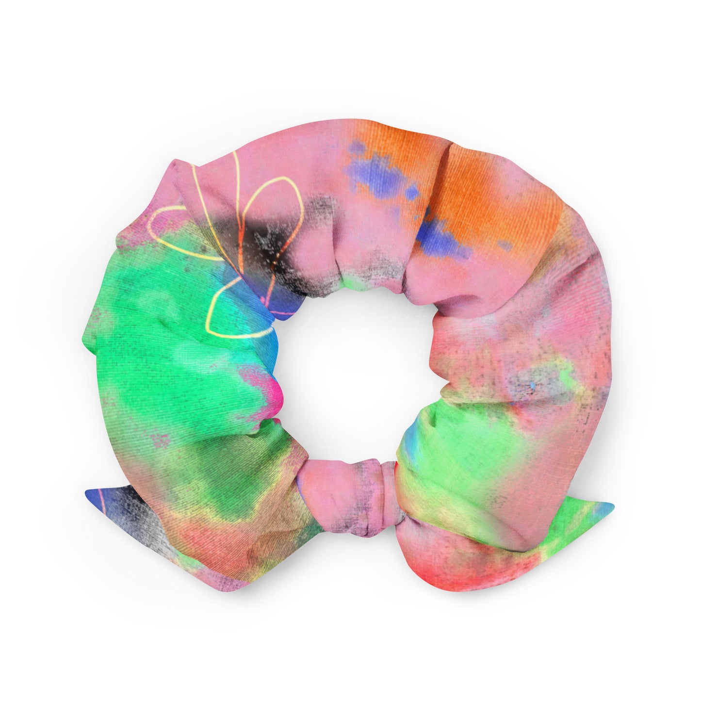 Tie Dye Printed Scrunchie