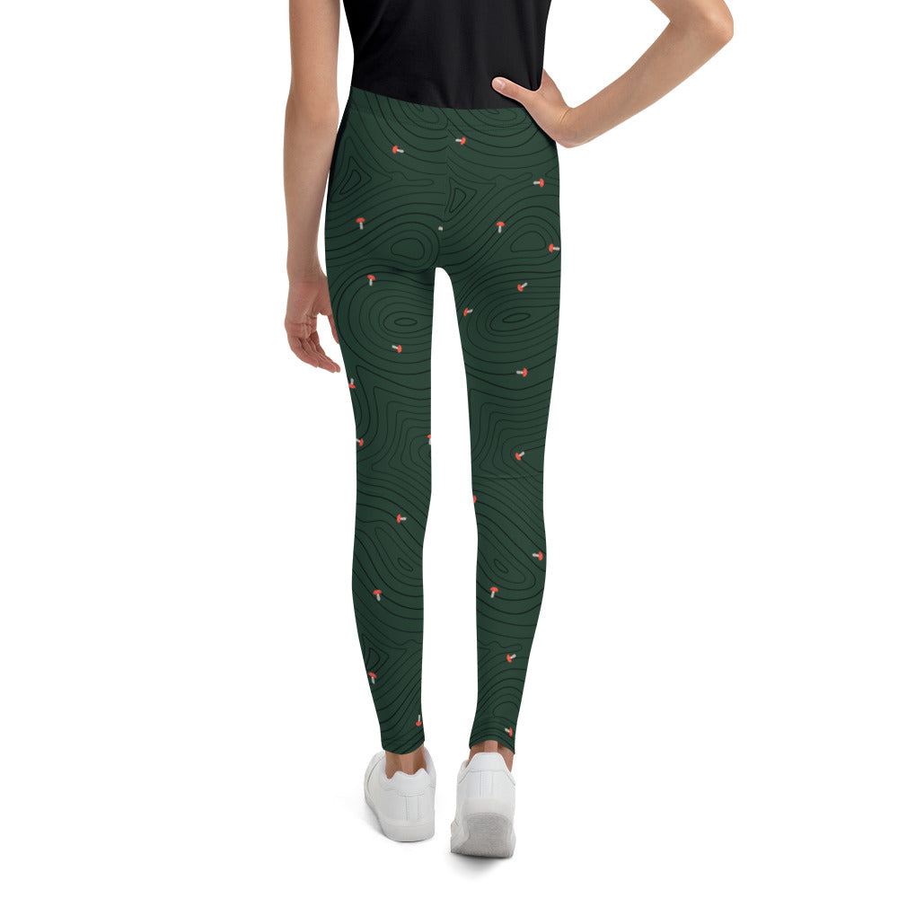 Mushroom Print Junior Leggings