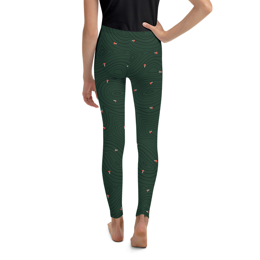 Mushroom Print Junior Leggings