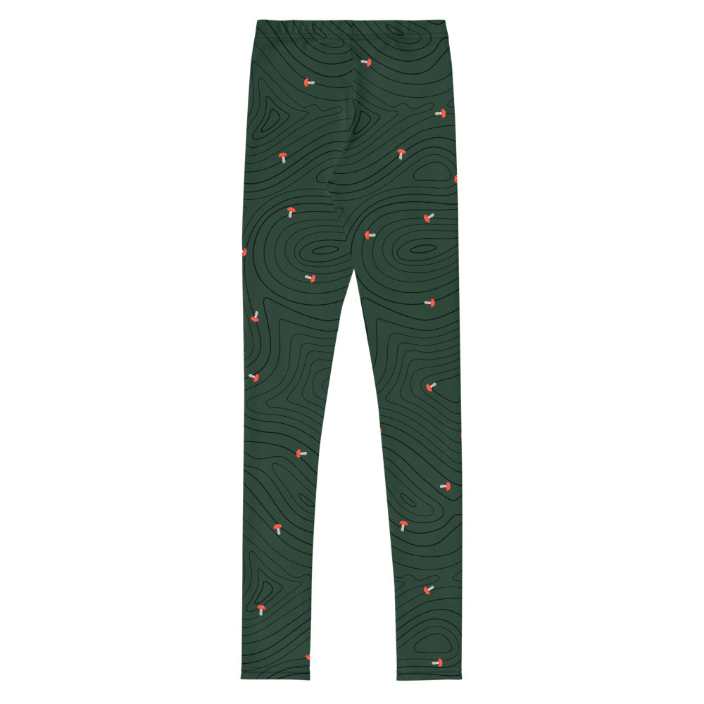 Mushroom Print Junior Leggings