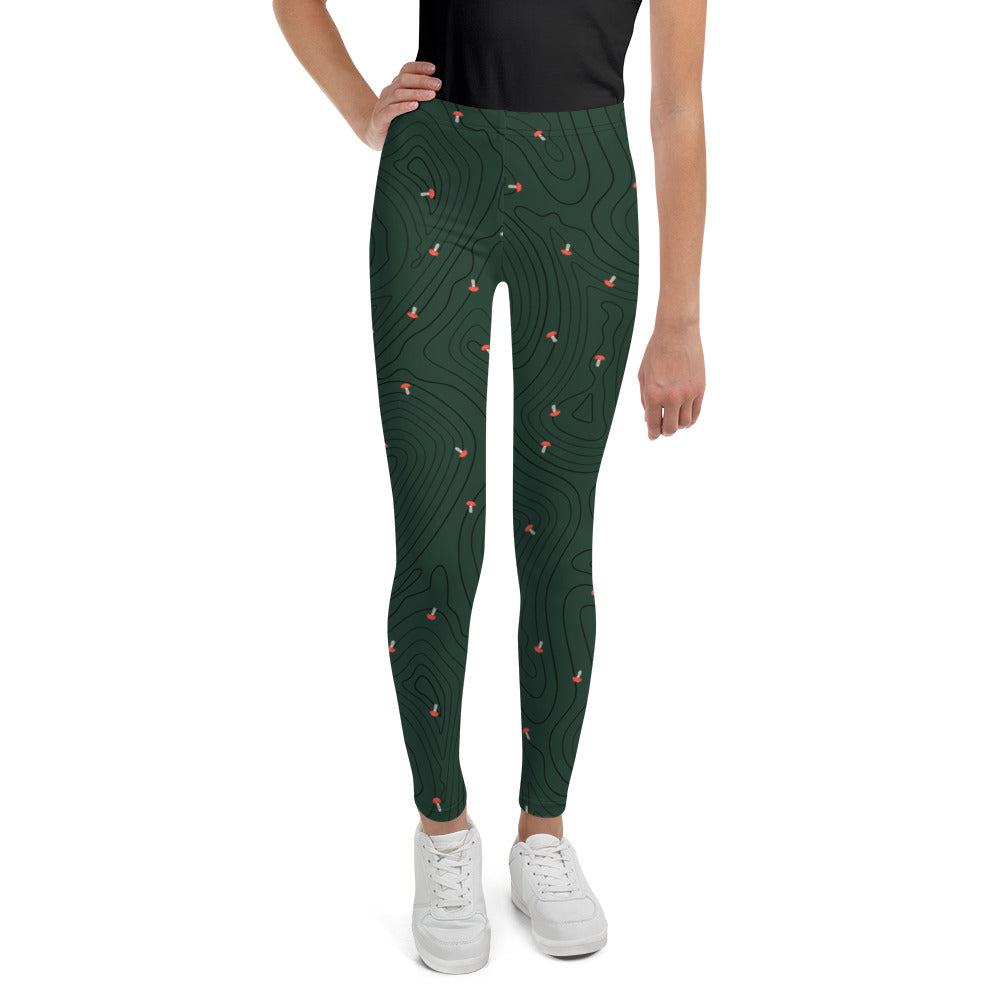 Mushroom Print Junior Leggings