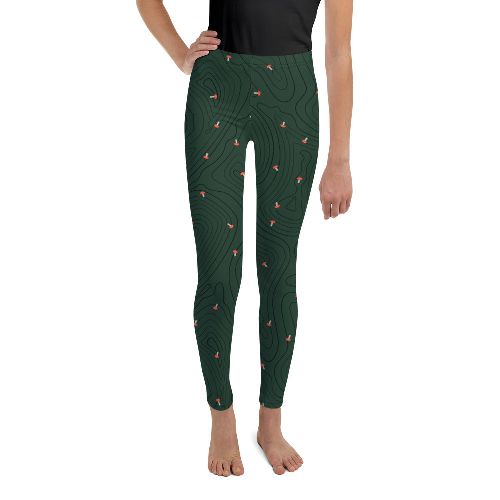 Mushroom Print Junior Leggings