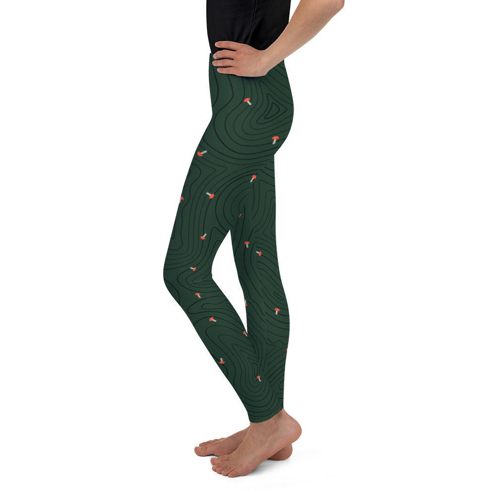 Mushroom Print Junior Leggings