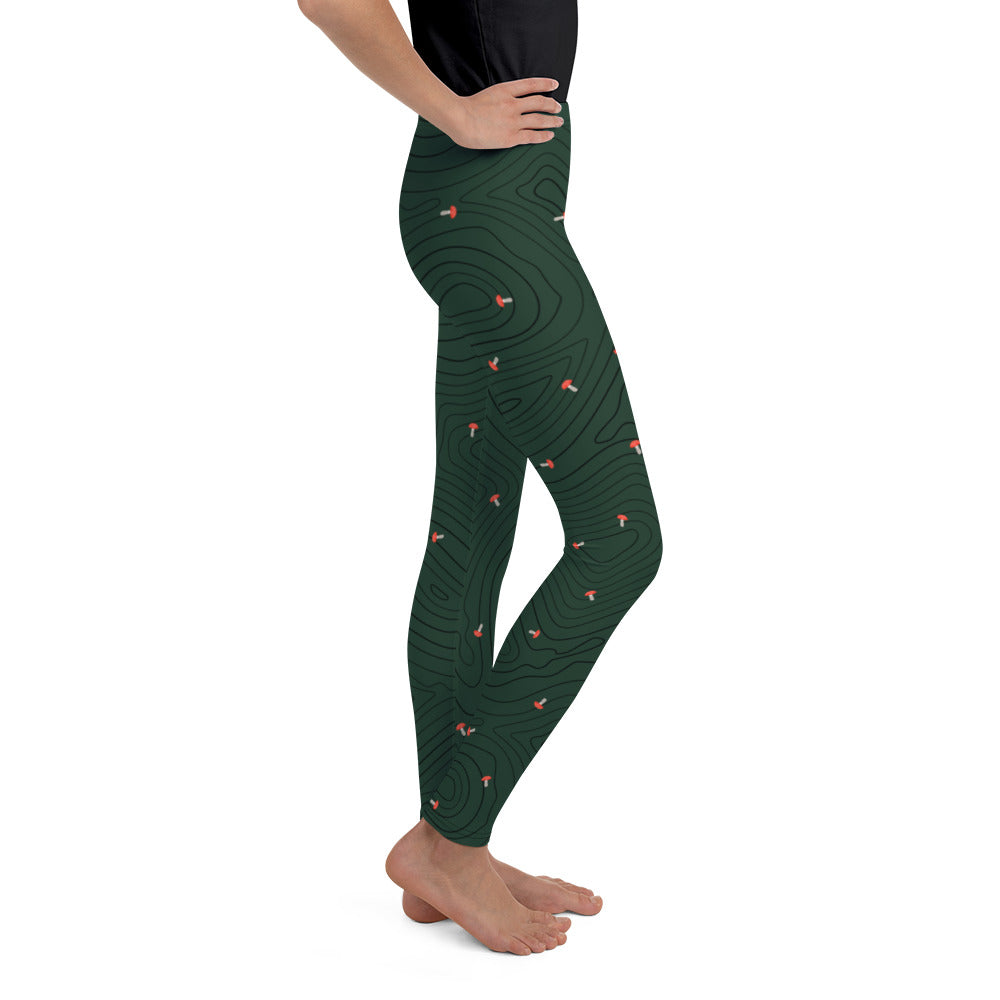 Mushroom Print Junior Leggings
