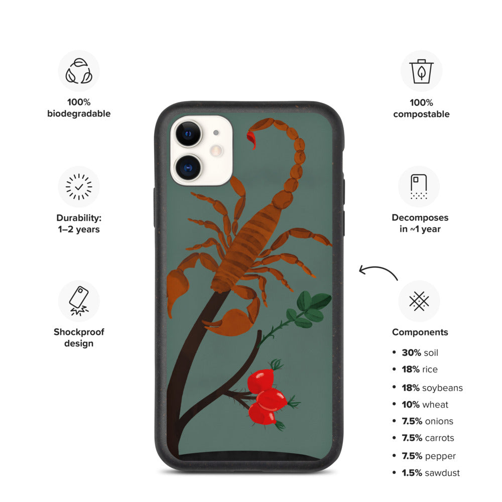 Scorpio Biodegradable Phone Case