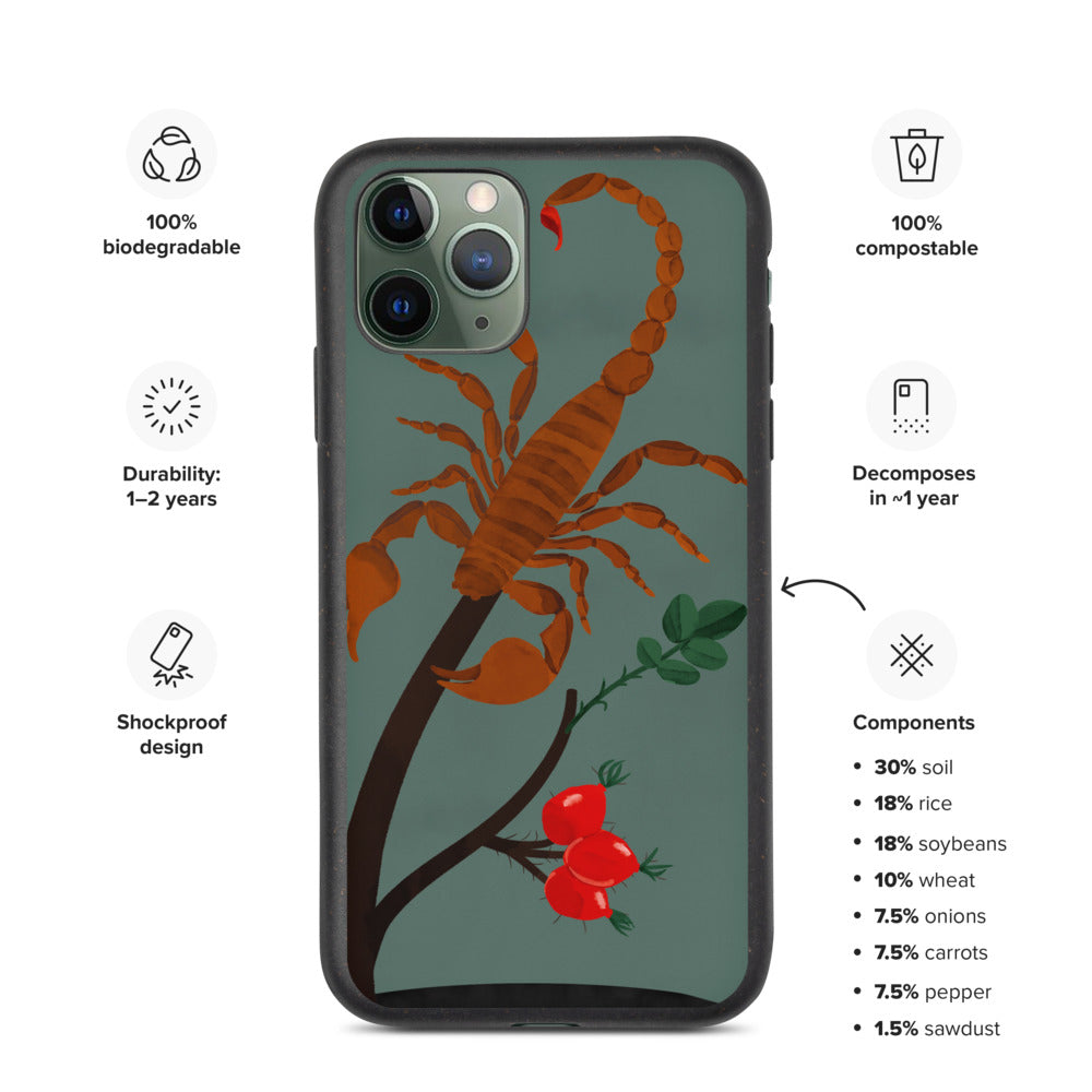 Scorpio Biodegradable Phone Case