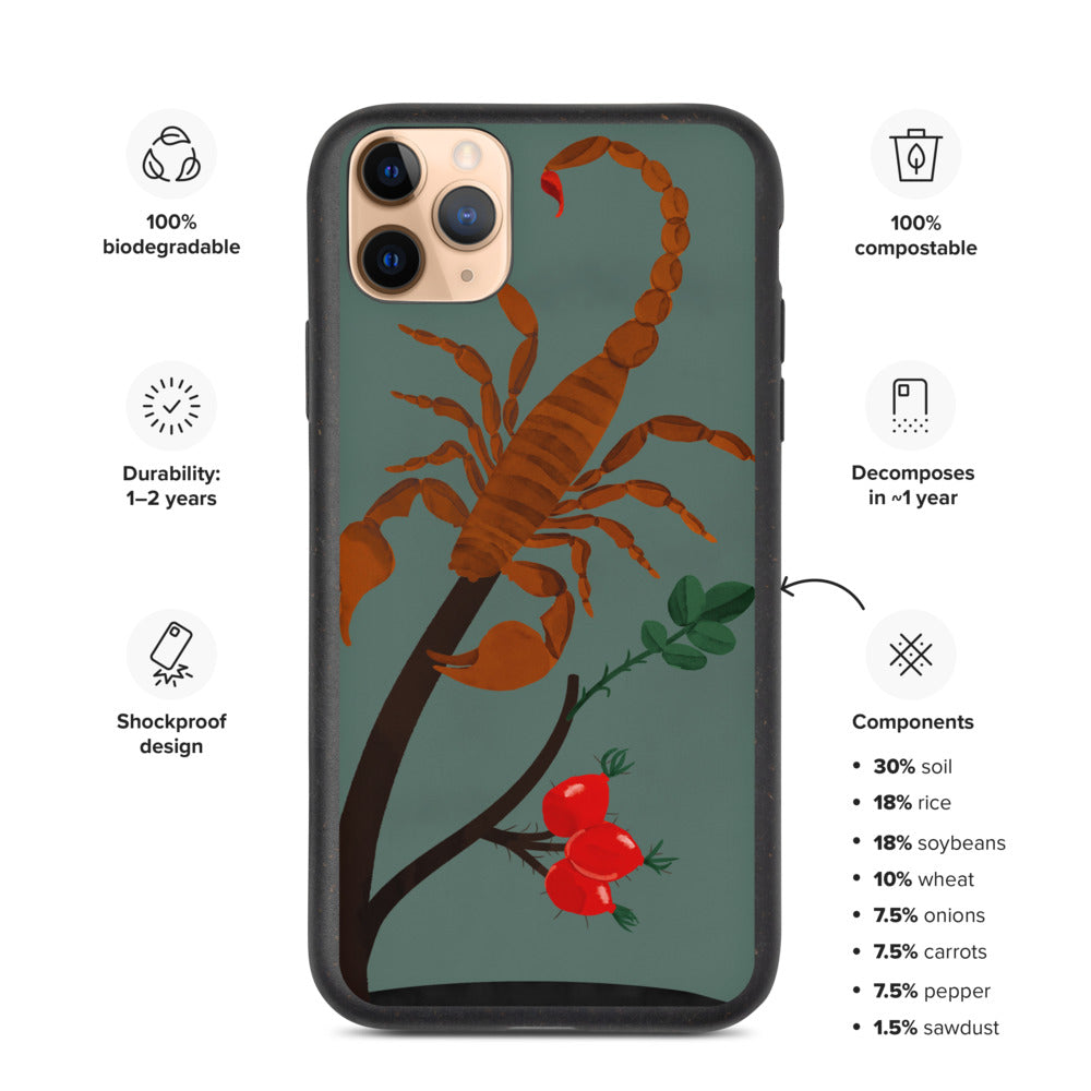 Scorpio Biodegradable Phone Case