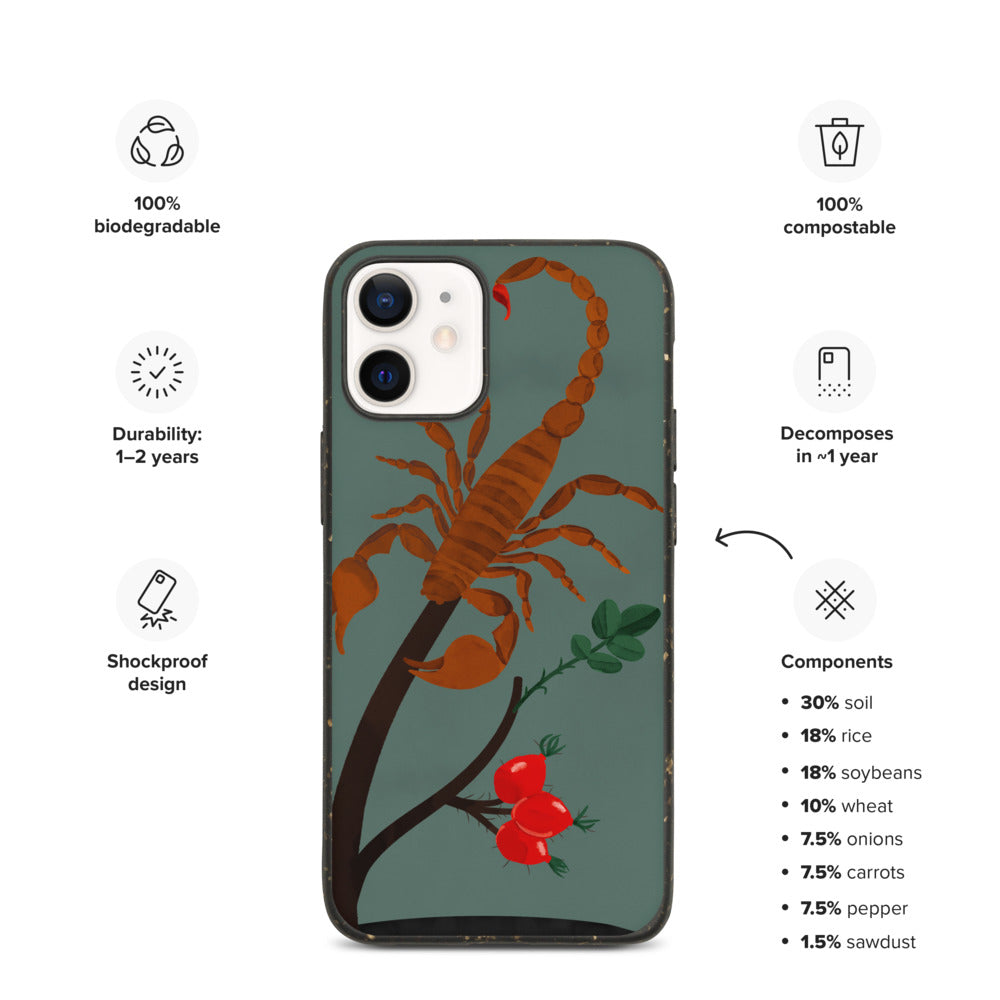 Scorpio Biodegradable Phone Case