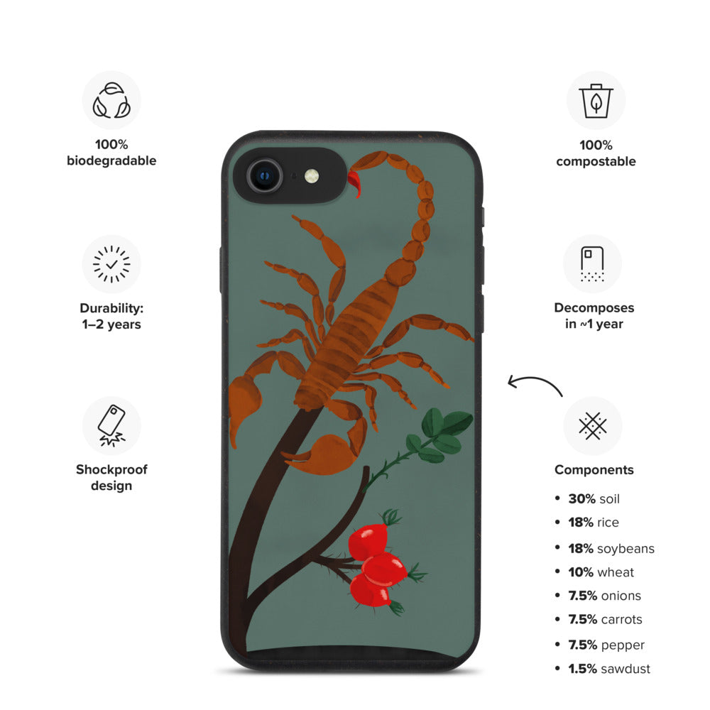 Scorpio Biodegradable Phone Case