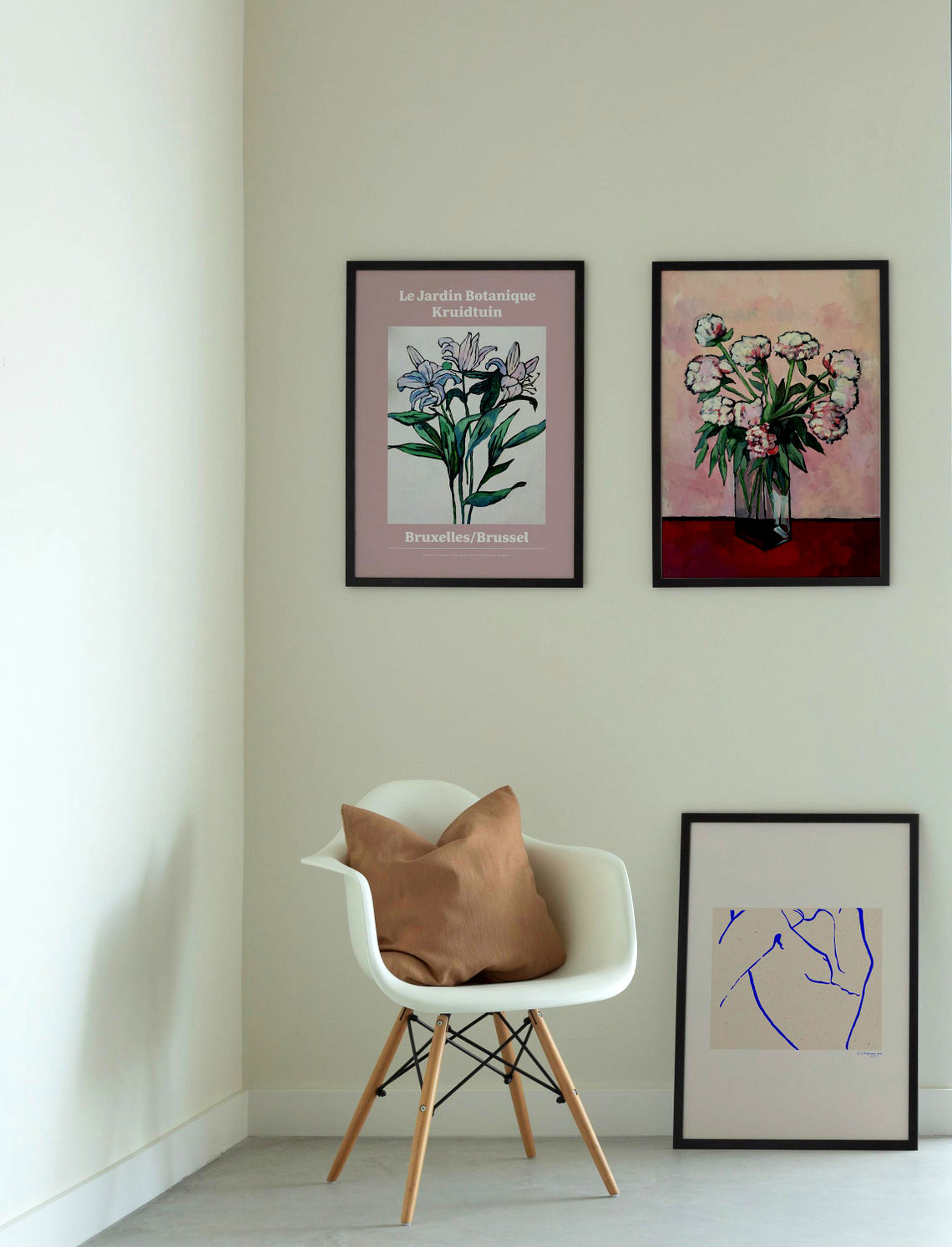 Peonies Stil Life. A3 Artwork. Unframed.