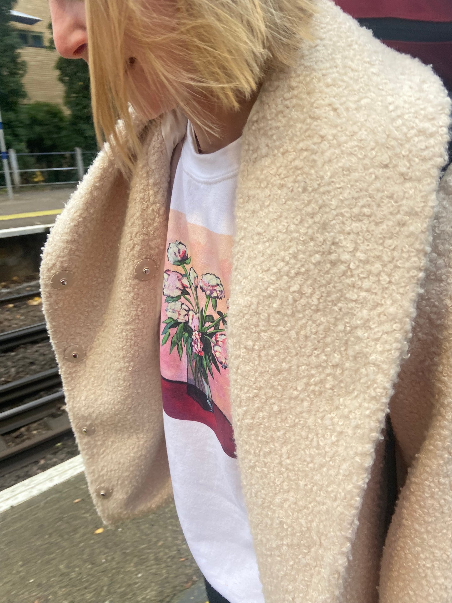 Peonies Unisex Sweatshirt