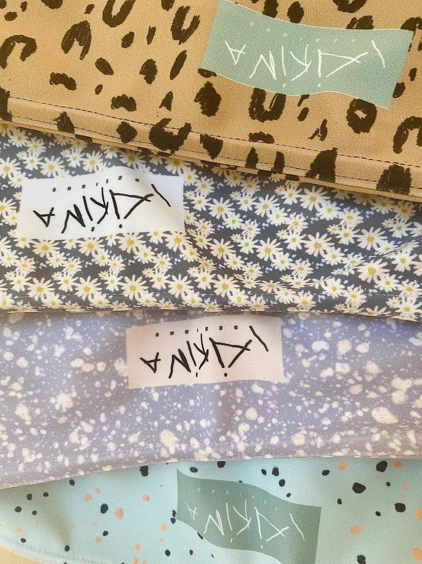 Daisy Print Biker Shorts