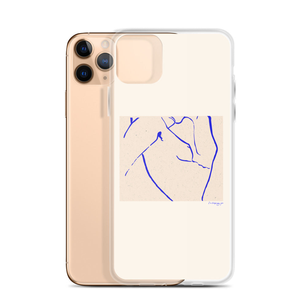 Kissing you iPhone Case
