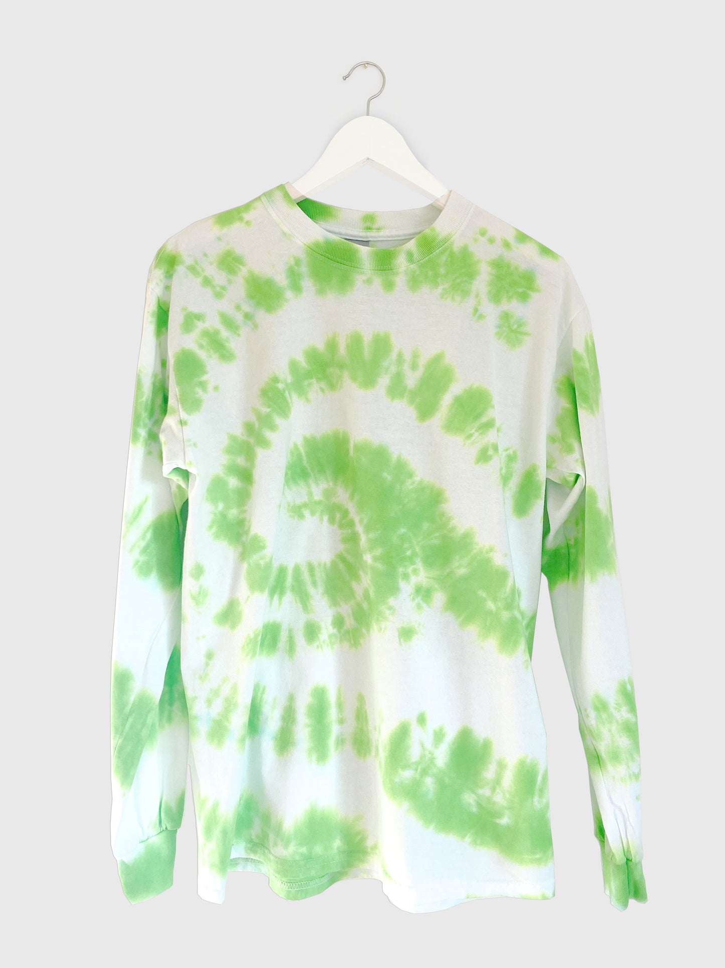 Tie-Dye Skater Top with Mandala Motive in Green