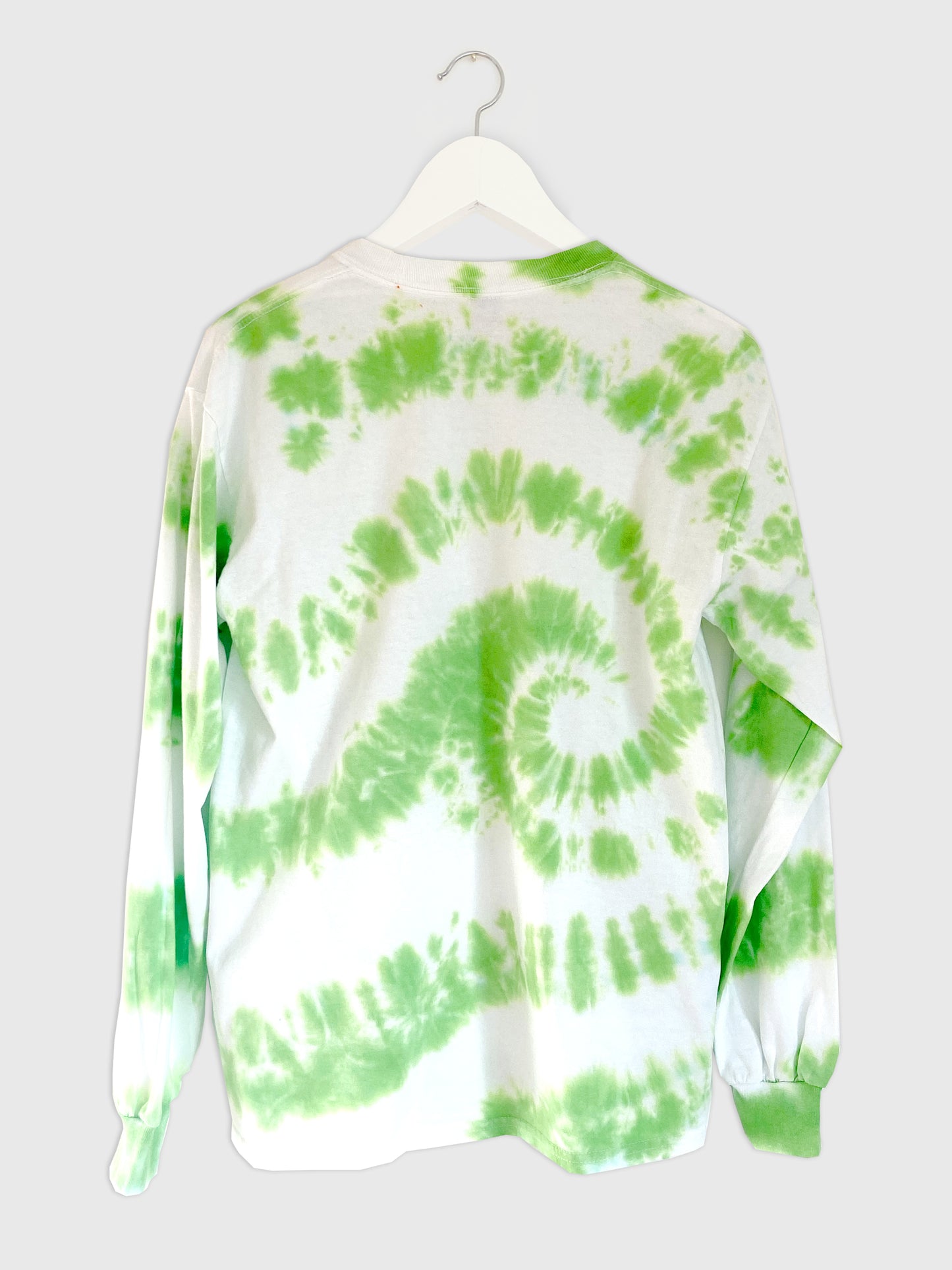 Tie-Dye Skater Top with Mandala Motive in Green