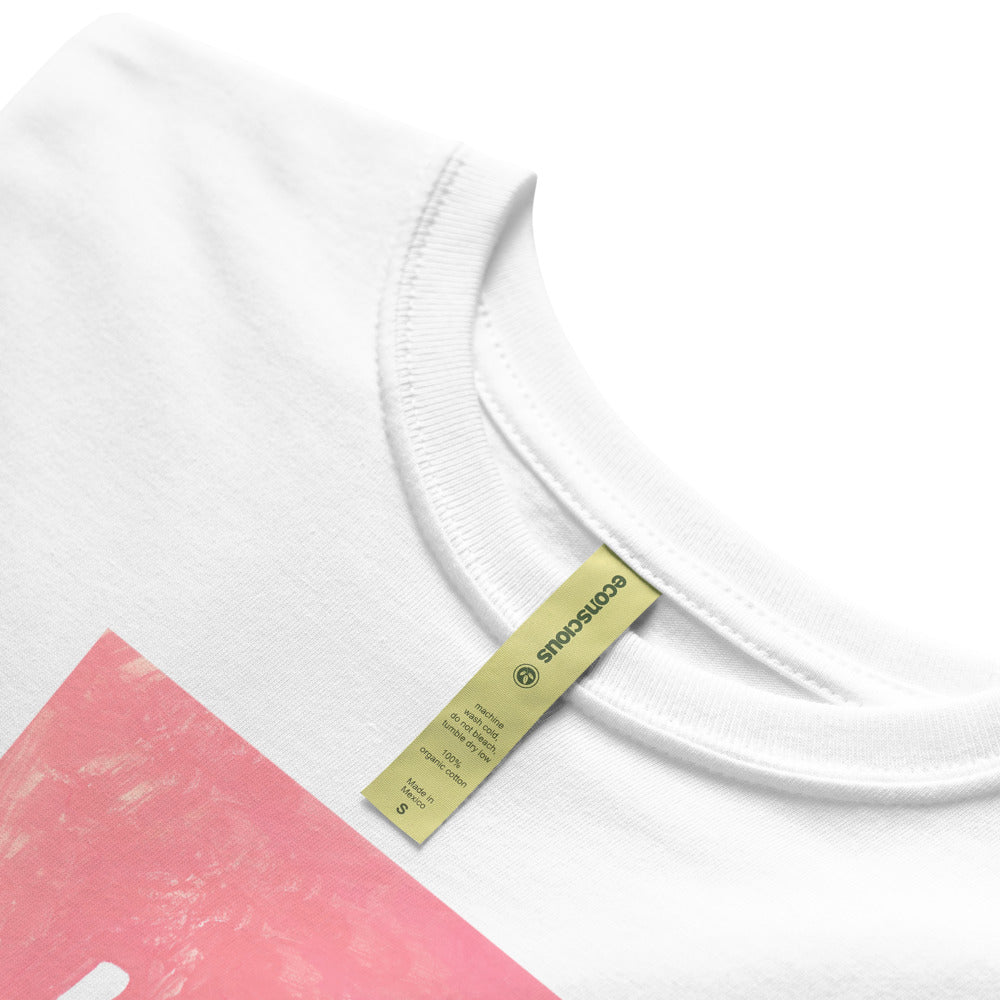 Let's Make Out Doodle Slogan. Unisex Organic T-Shirt