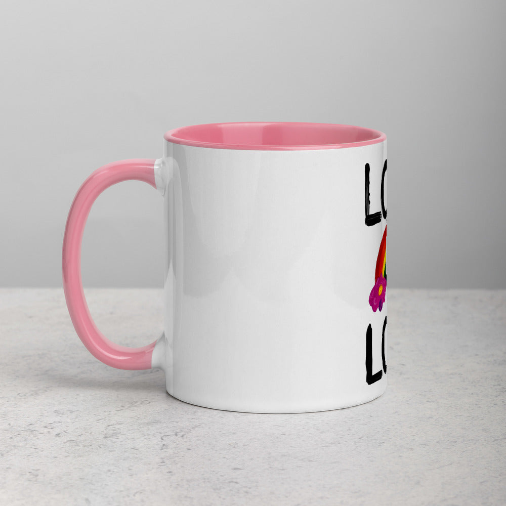 Love is Love Mug with Colour Inside