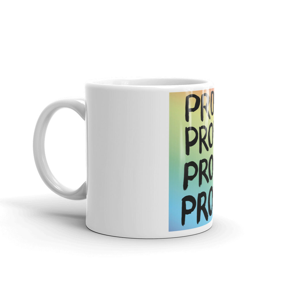 Proud White Glossy Mug