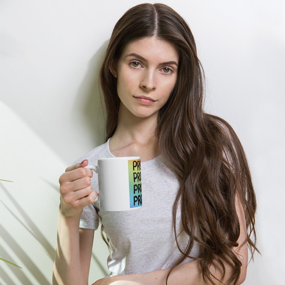 Proud White Glossy Mug